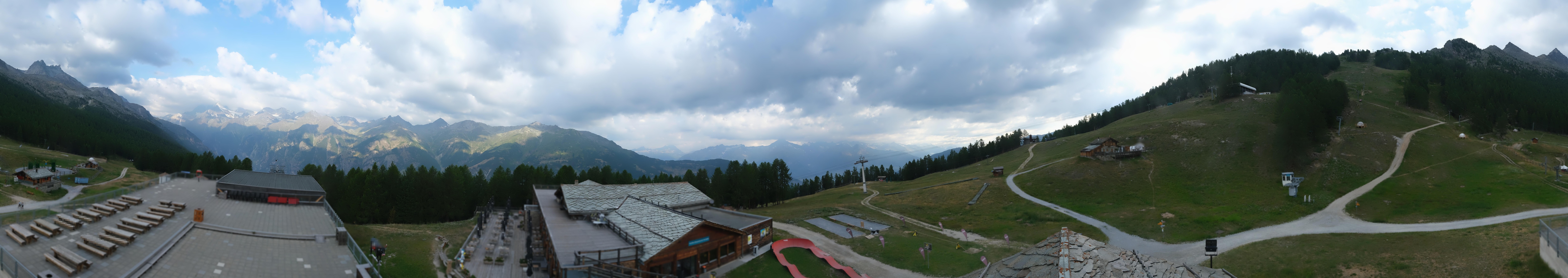 Archiv Foto Webcam Hannigalp Nord, Grächen im Wallis