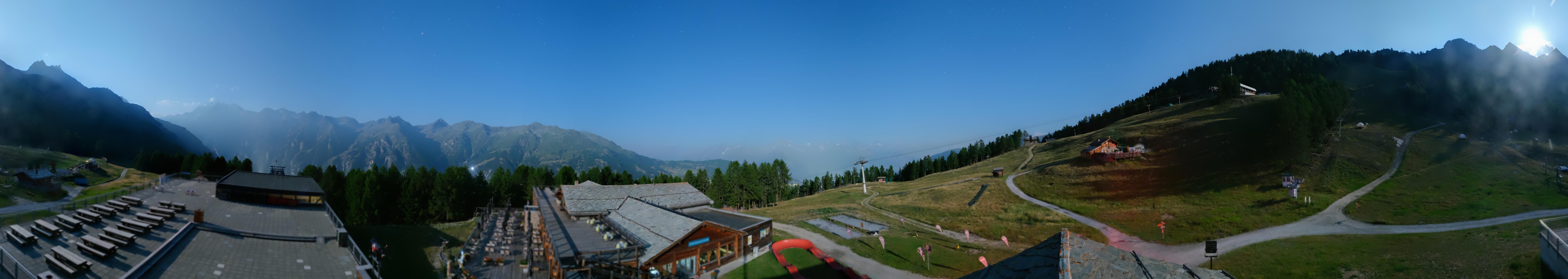Archiv Foto Webcam Hannigalp Nord, Grächen im Wallis