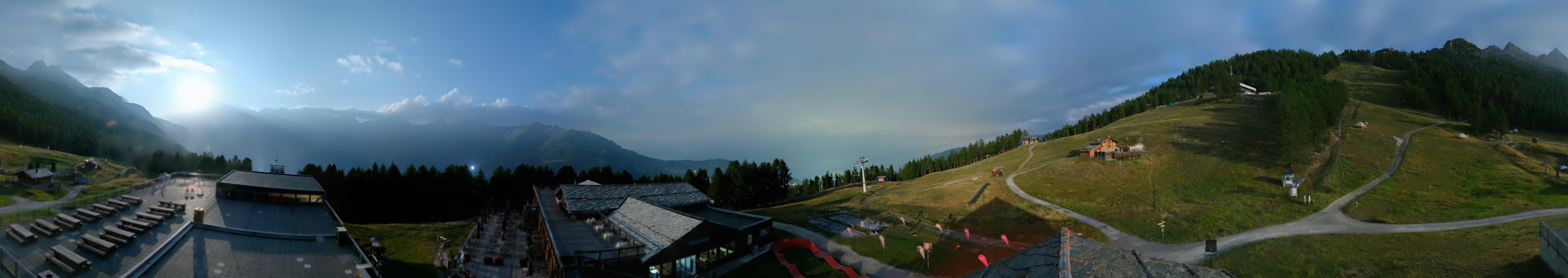 Archiv Foto Webcam Hannigalp Nord, Grächen im Wallis