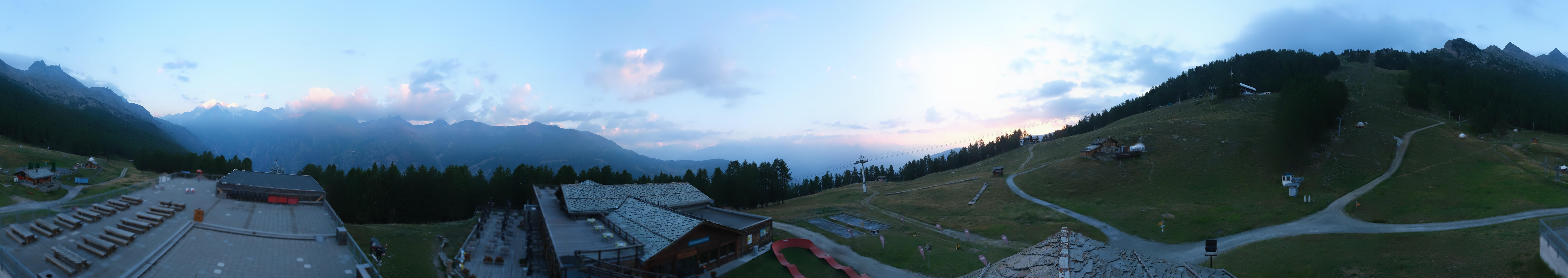 Archiv Foto Webcam Hannigalp Nord, Grächen im Wallis