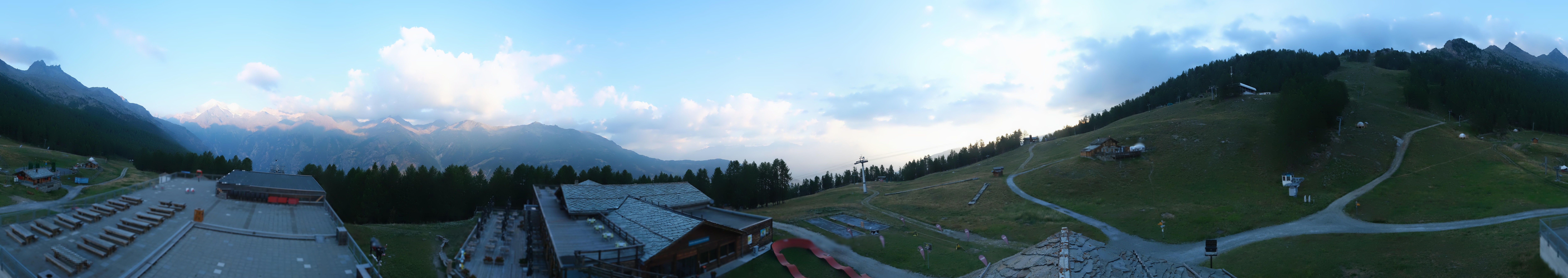 Archiv Foto Webcam Hannigalp Nord, Grächen im Wallis
