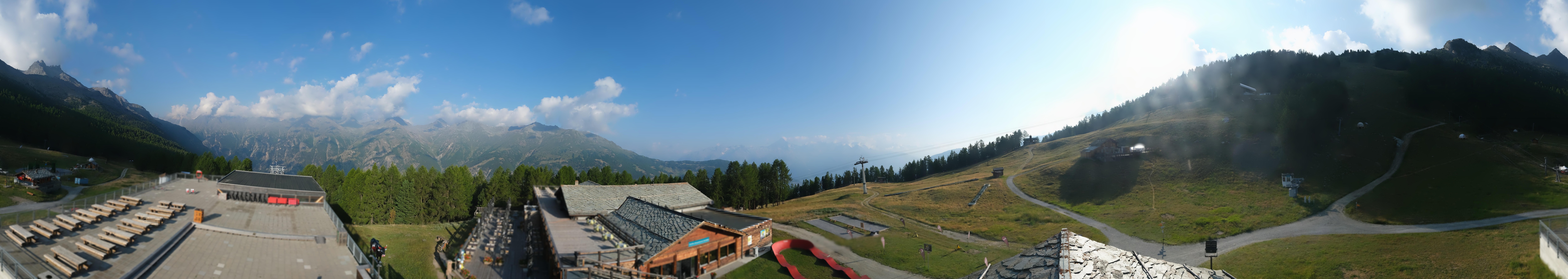 Archiv Foto Webcam Hannigalp Nord, Grächen im Wallis