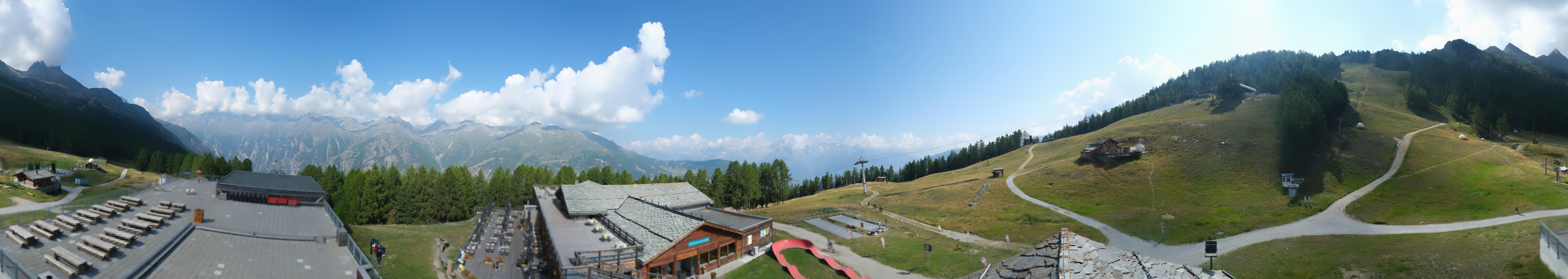 Archiv Foto Webcam Hannigalp Nord, Grächen im Wallis