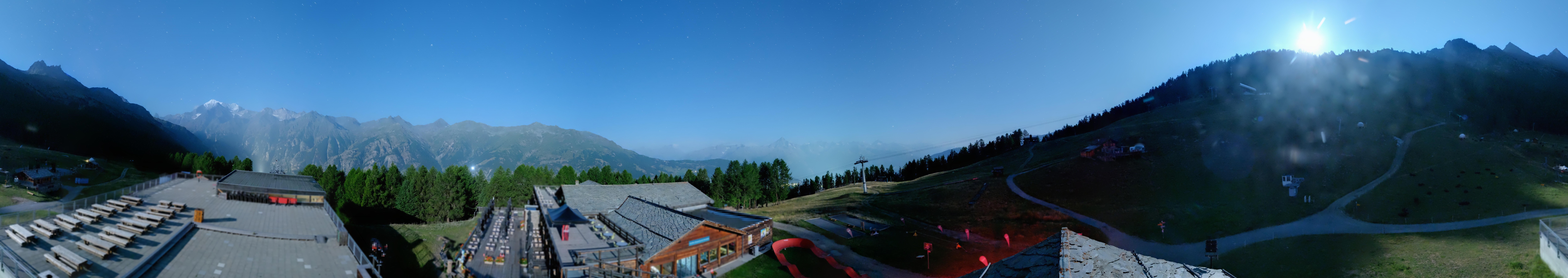 Archiv Foto Webcam Hannigalp Nord, Grächen im Wallis