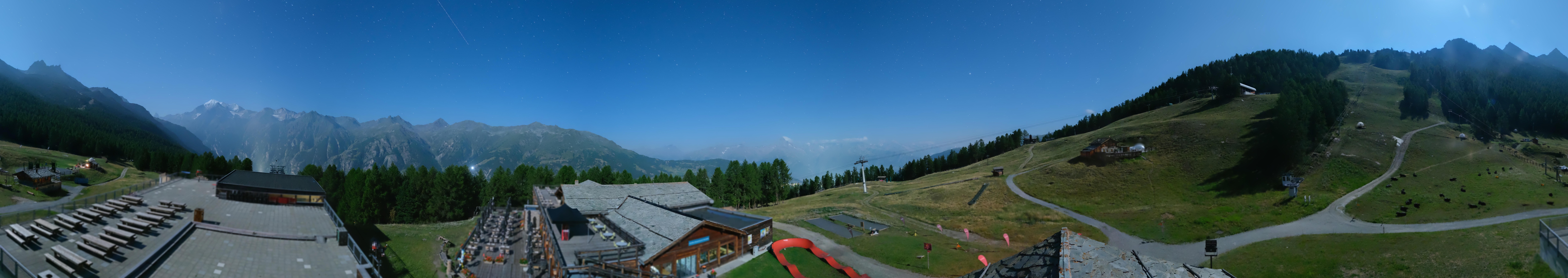 Archiv Foto Webcam Hannigalp Nord, Grächen im Wallis