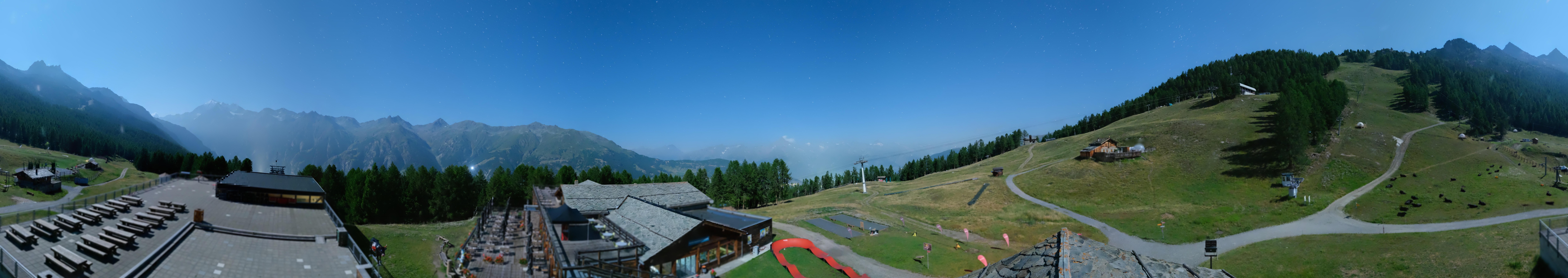 Archiv Foto Webcam Hannigalp Nord, Grächen im Wallis