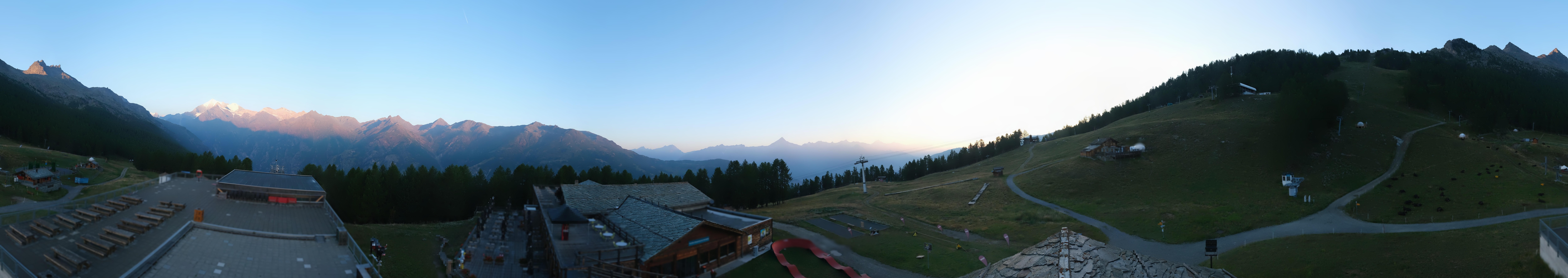 Archiv Foto Webcam Hannigalp Nord, Grächen im Wallis