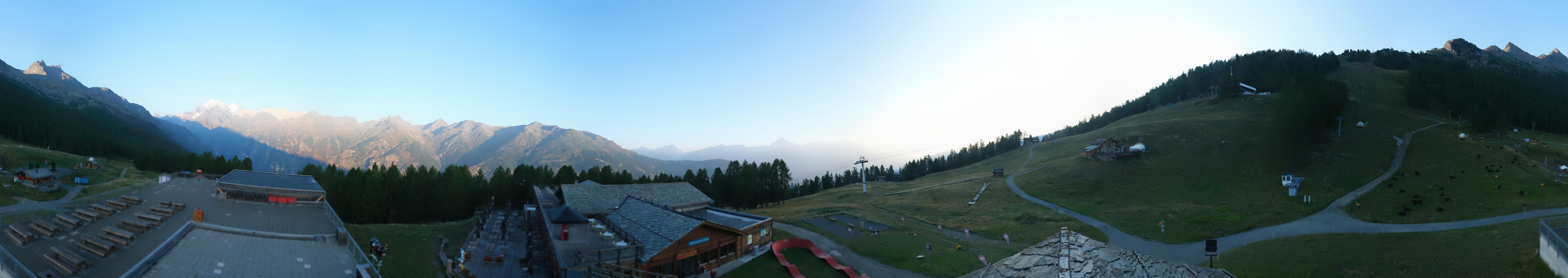 Archiv Foto Webcam Hannigalp Nord, Grächen im Wallis