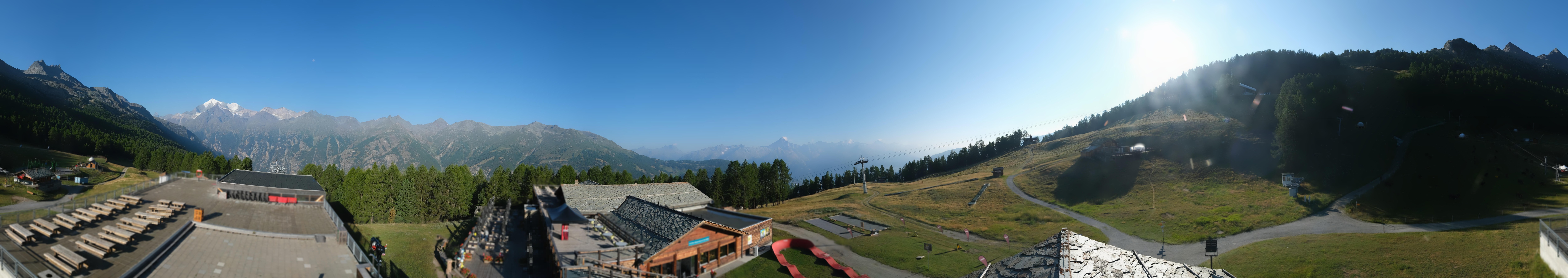 Archiv Foto Webcam Hannigalp Nord, Grächen im Wallis