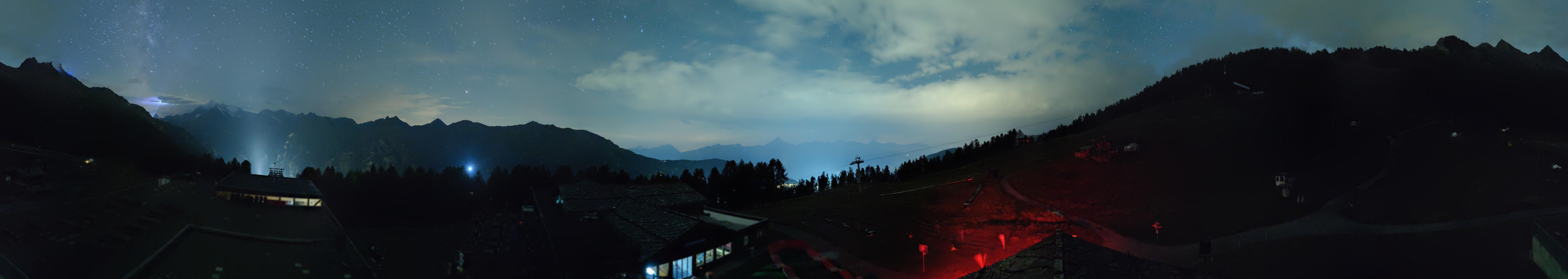 Archiv Foto Webcam Hannigalp Nord, Grächen im Wallis