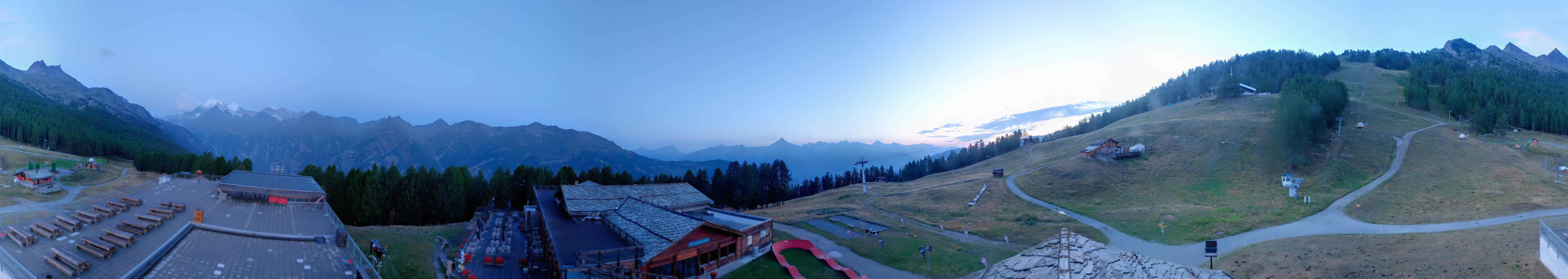 Archiv Foto Webcam Hannigalp Nord, Grächen im Wallis