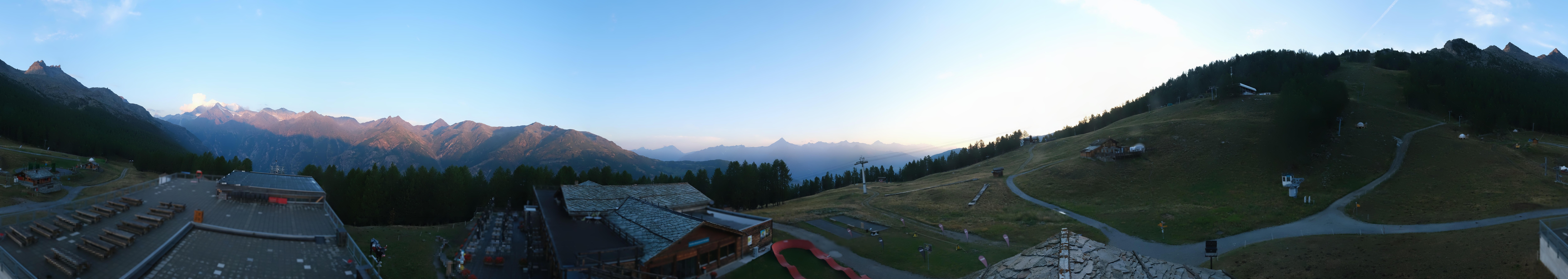 Archiv Foto Webcam Hannigalp Nord, Grächen im Wallis