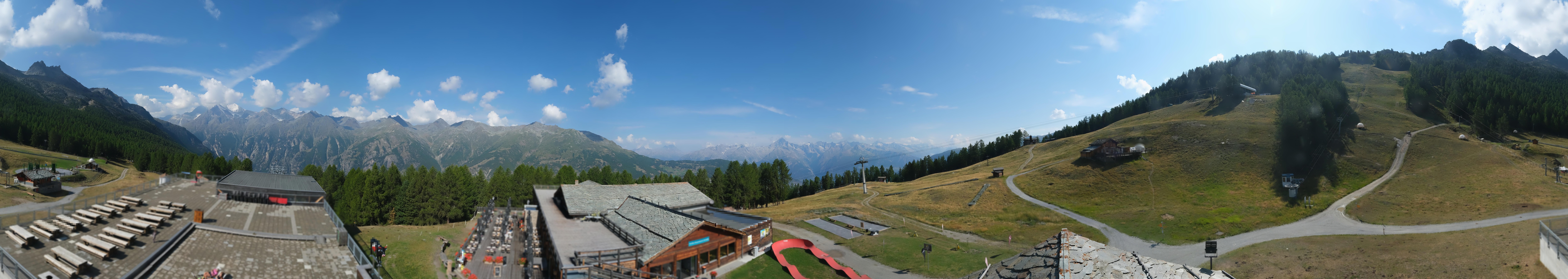 Archiv Foto Webcam Hannigalp Nord, Grächen im Wallis