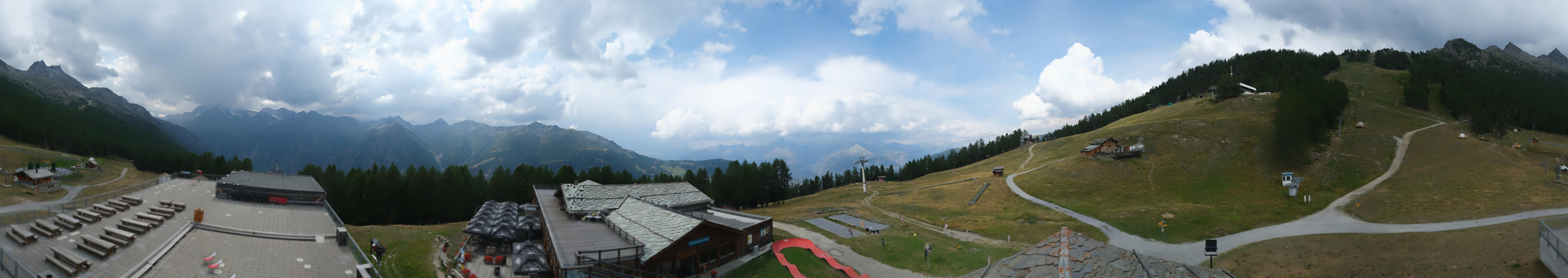 Archiv Foto Webcam Hannigalp Nord, Grächen im Wallis