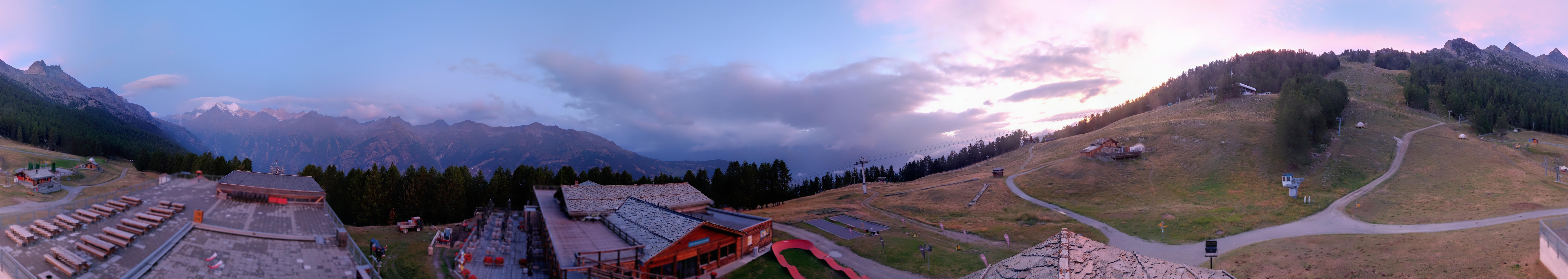Archiv Foto Webcam Hannigalp Nord, Grächen im Wallis