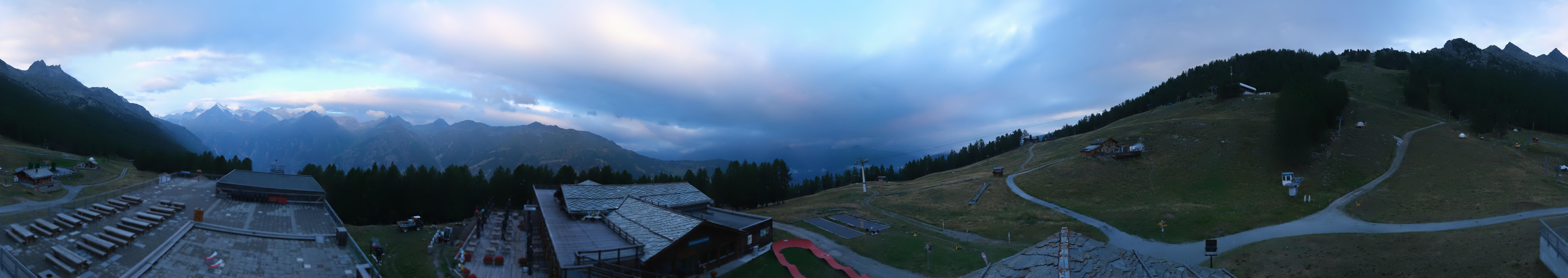 Archiv Foto Webcam Hannigalp Nord, Grächen im Wallis