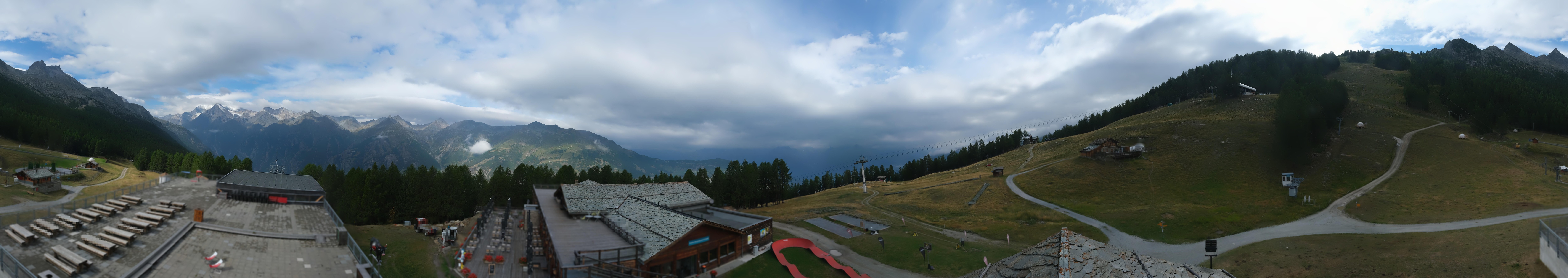 Archiv Foto Webcam Hannigalp Nord, Grächen im Wallis