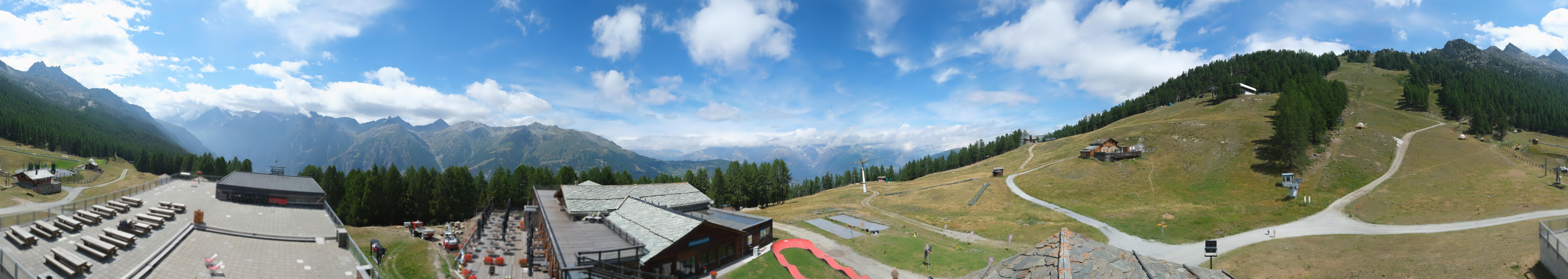 Archiv Foto Webcam Hannigalp Nord, Grächen im Wallis