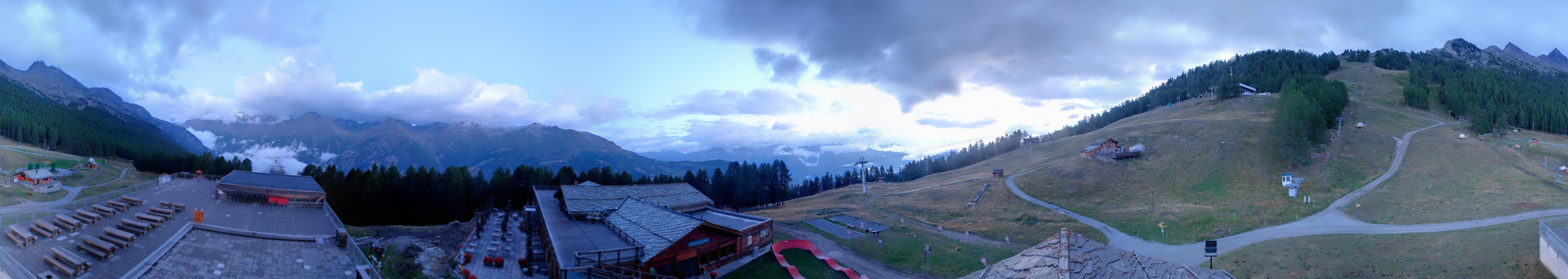 Archiv Foto Webcam Hannigalp Nord, Grächen im Wallis