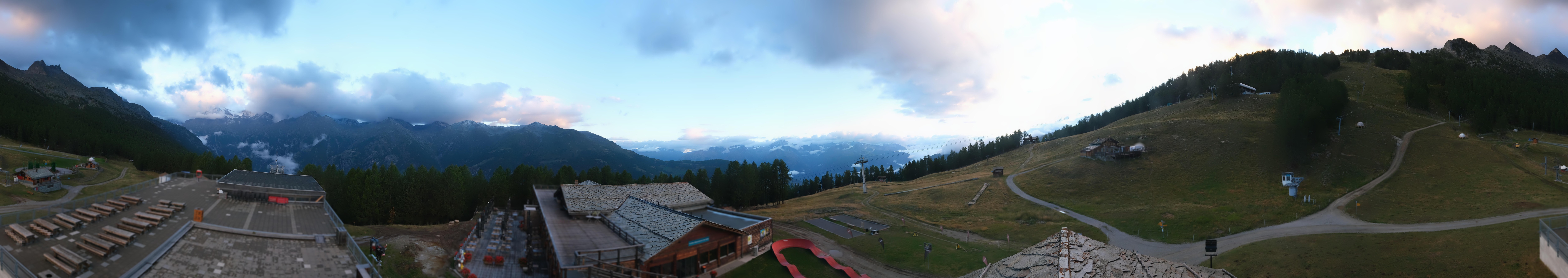 Archiv Foto Webcam Hannigalp Nord, Grächen im Wallis