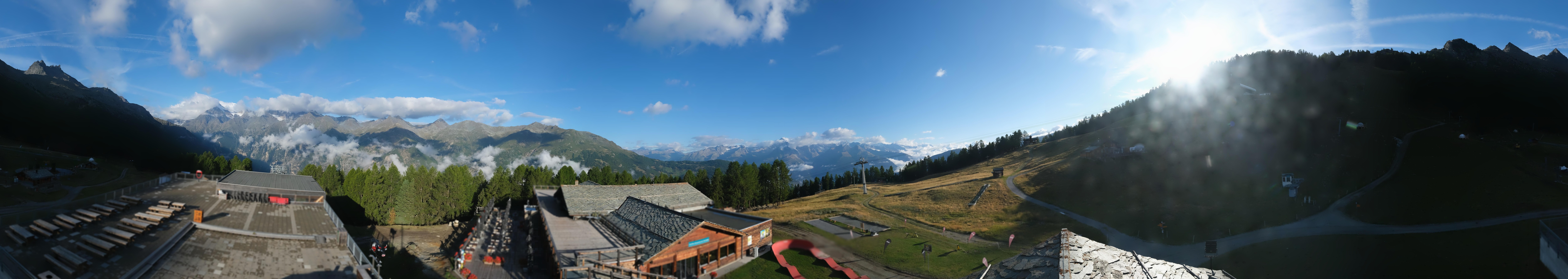 Archiv Foto Webcam Hannigalp Nord, Grächen im Wallis