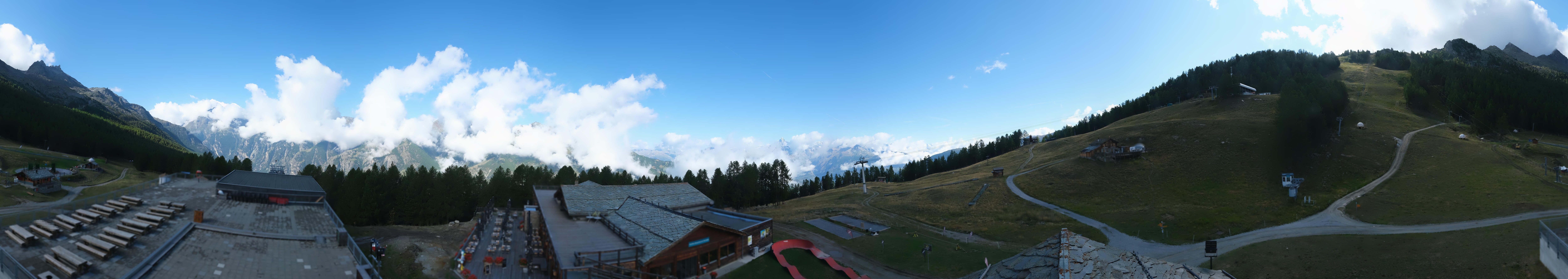 Archiv Foto Webcam Hannigalp Nord, Grächen im Wallis