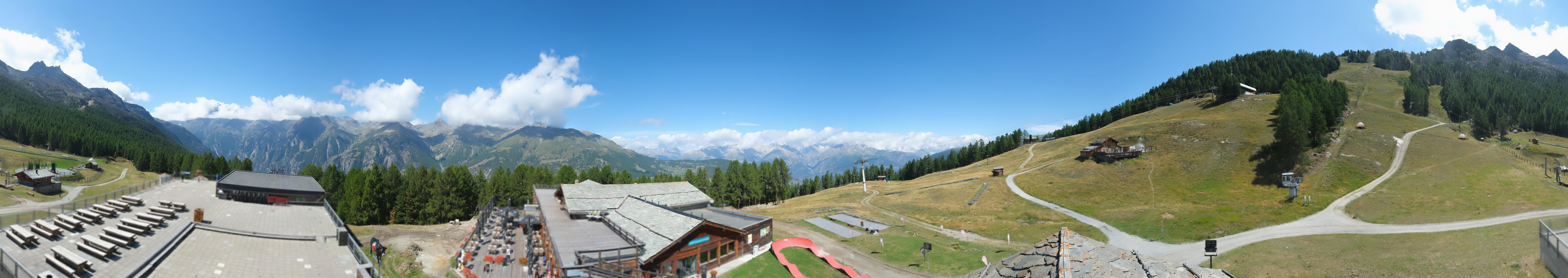 Archiv Foto Webcam Hannigalp Nord, Grächen im Wallis