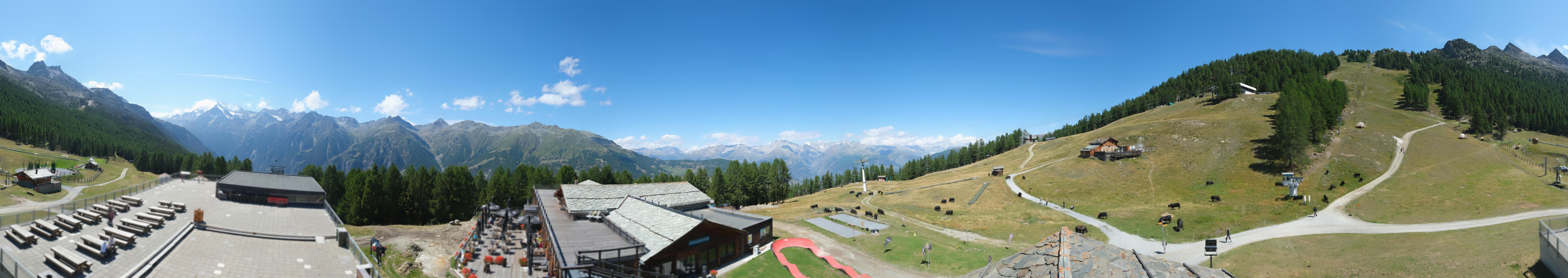 Archiv Foto Webcam Hannigalp Nord, Grächen im Wallis