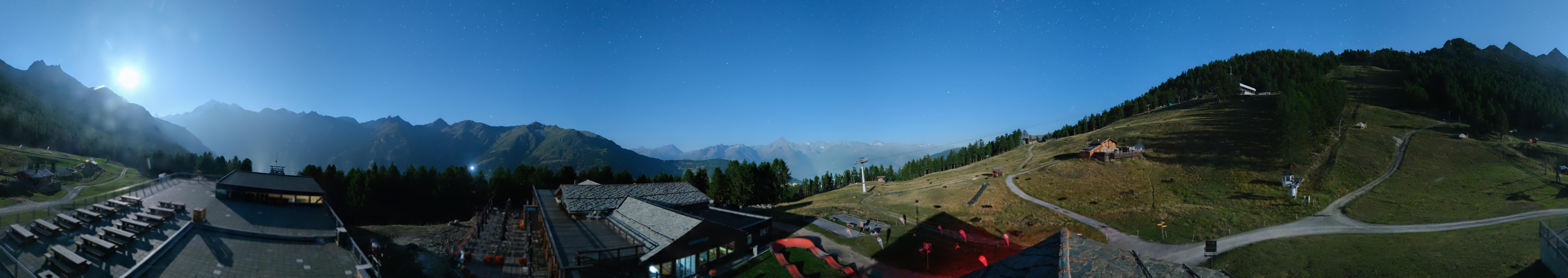 Archiv Foto Webcam Hannigalp Nord, Grächen im Wallis