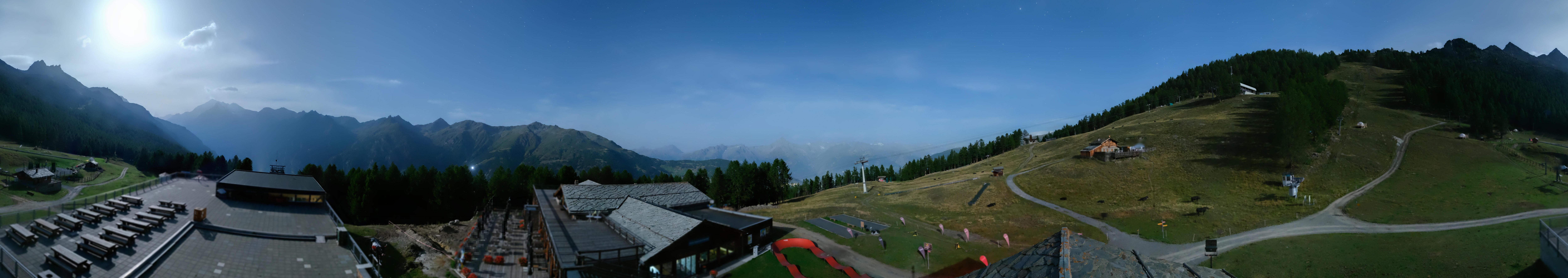Archiv Foto Webcam Hannigalp Nord, Grächen im Wallis
