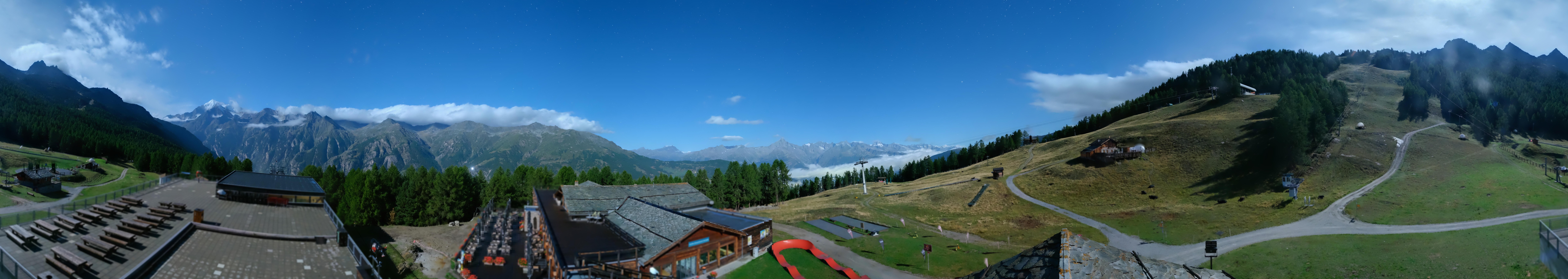 Archiv Foto Webcam Hannigalp Nord, Grächen im Wallis