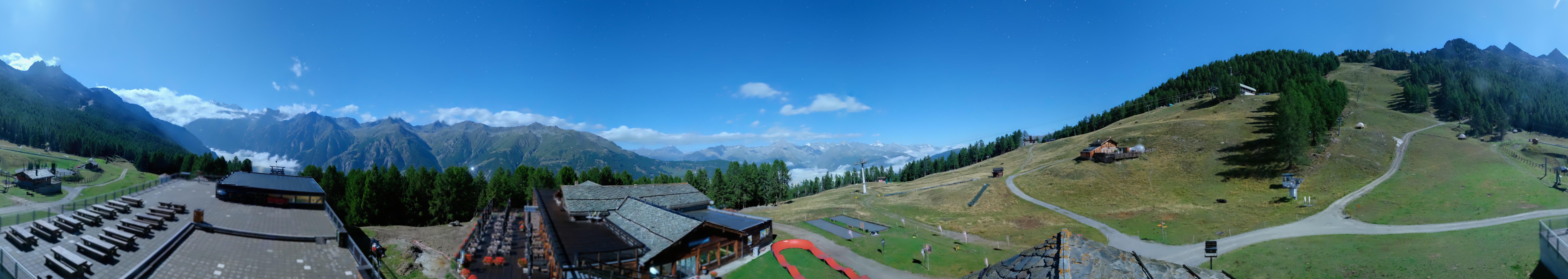 Archiv Foto Webcam Hannigalp Nord, Grächen im Wallis