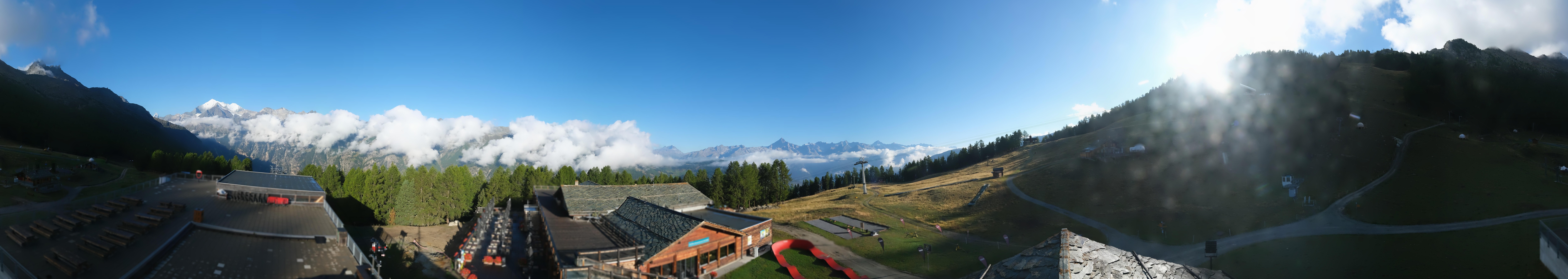 Archiv Foto Webcam Hannigalp Nord, Grächen im Wallis