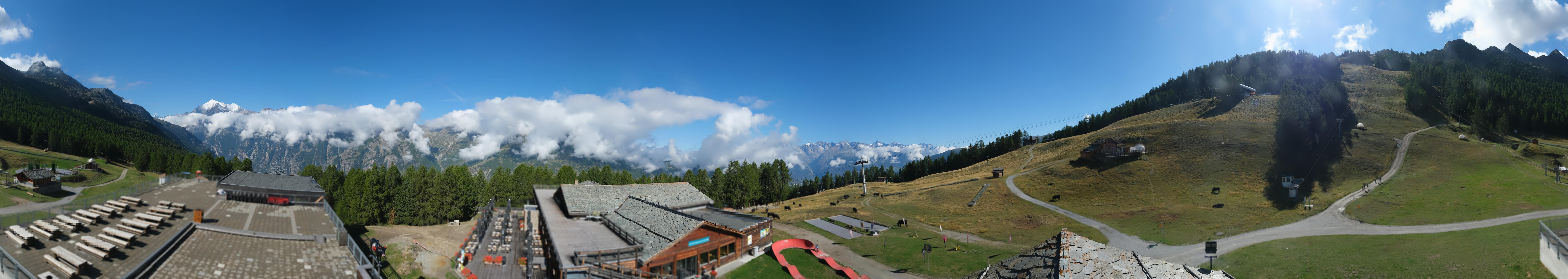 Archiv Foto Webcam Hannigalp Nord, Grächen im Wallis