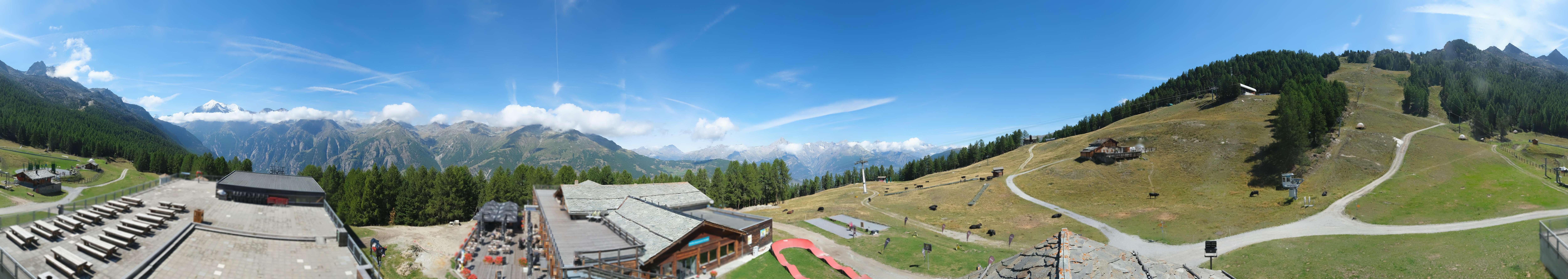 Archiv Foto Webcam Hannigalp Nord, Grächen im Wallis