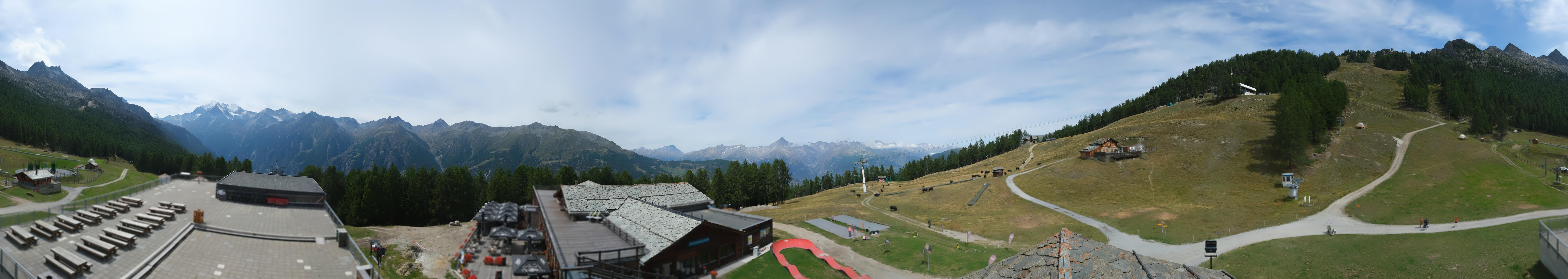 Archiv Foto Webcam Hannigalp Nord, Grächen im Wallis