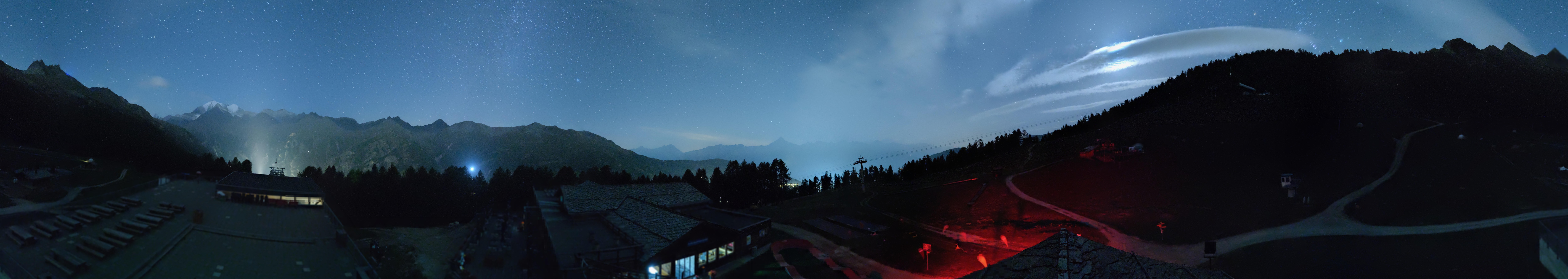 Archiv Foto Webcam Hannigalp Nord, Grächen im Wallis
