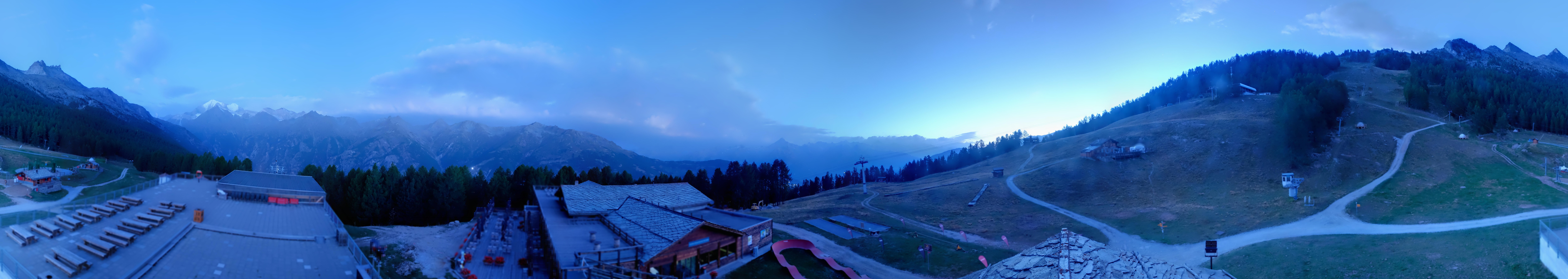 Archiv Foto Webcam Hannigalp Nord, Grächen im Wallis