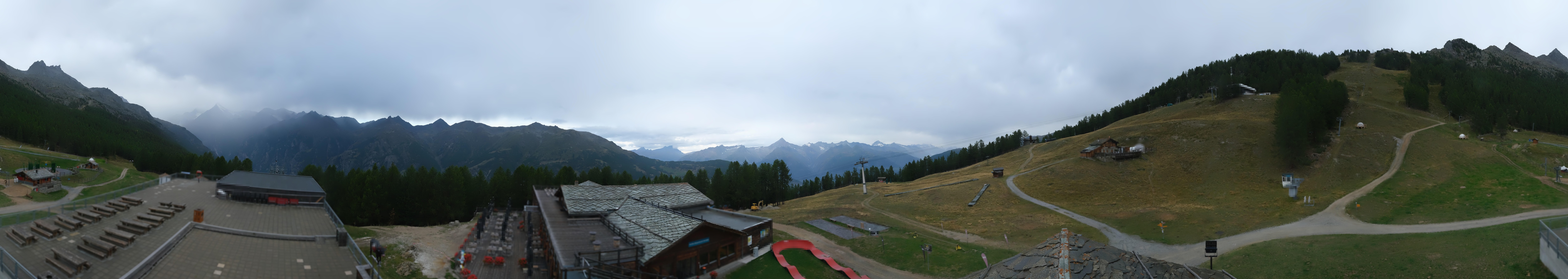 Archiv Foto Webcam Hannigalp Nord, Grächen im Wallis