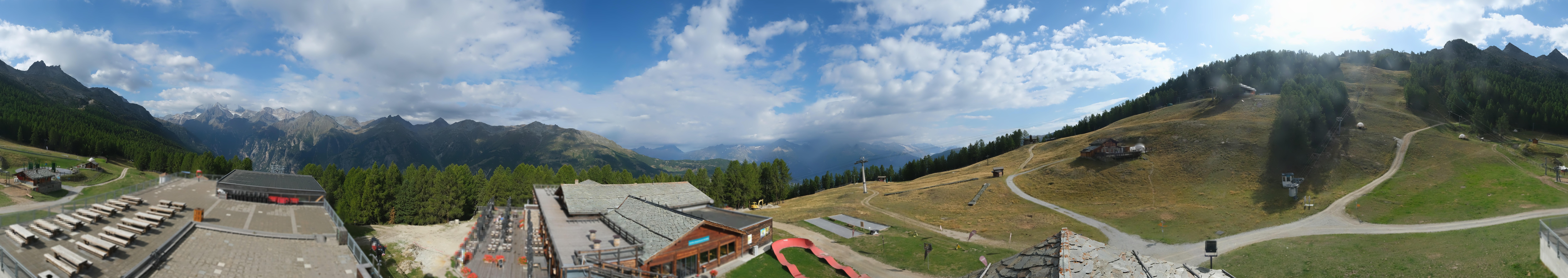 Archiv Foto Webcam Hannigalp Nord, Grächen im Wallis