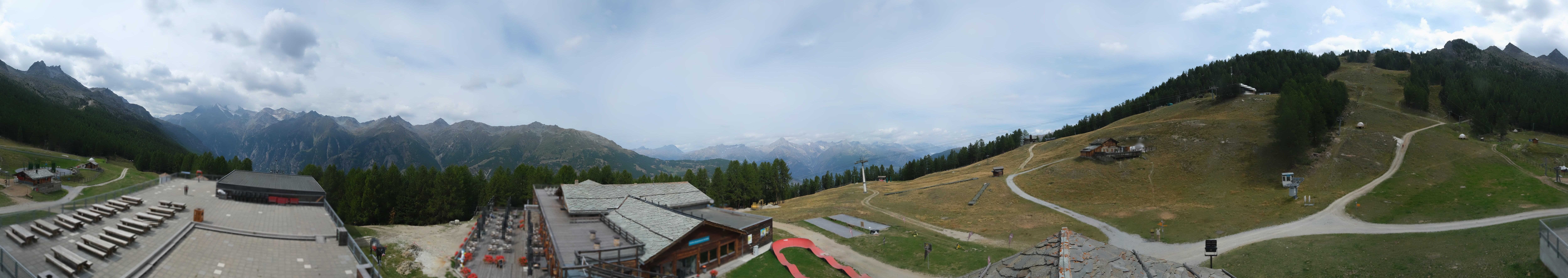 Archiv Foto Webcam Hannigalp Nord, Grächen im Wallis