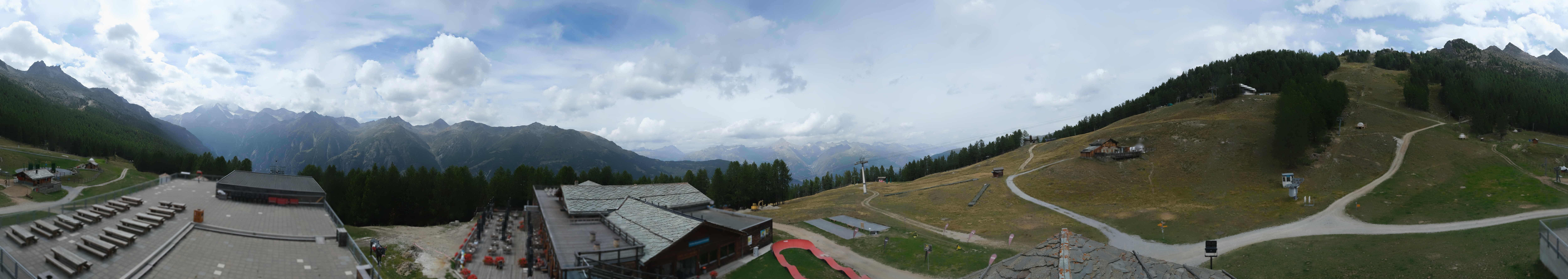Archiv Foto Webcam Hannigalp Nord, Grächen im Wallis