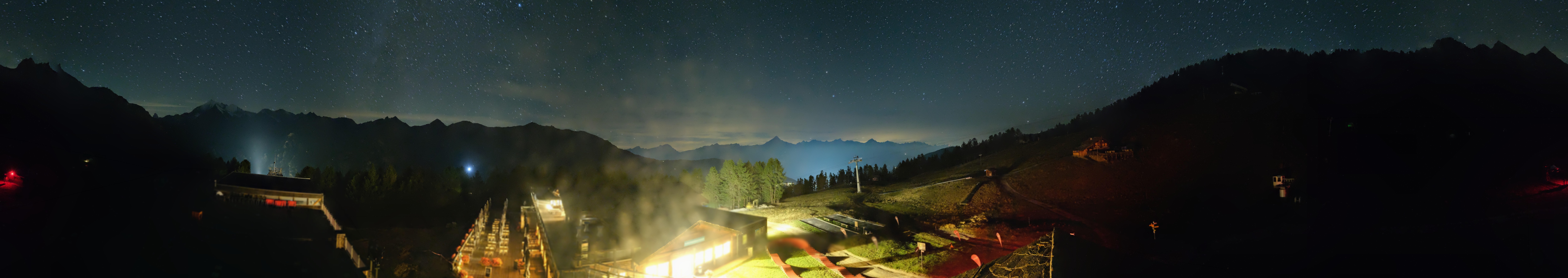 Archived image Webcam north "Hannigalp", Grächen in Valais