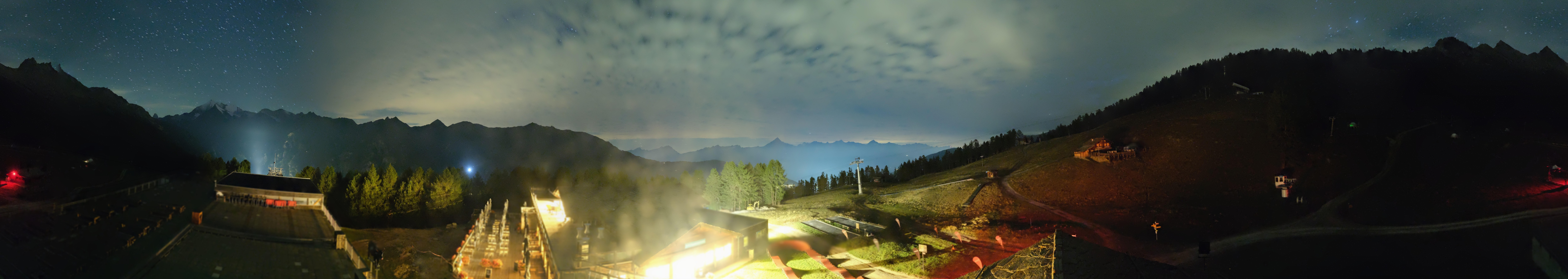 Archived image Webcam north "Hannigalp", Grächen in Valais