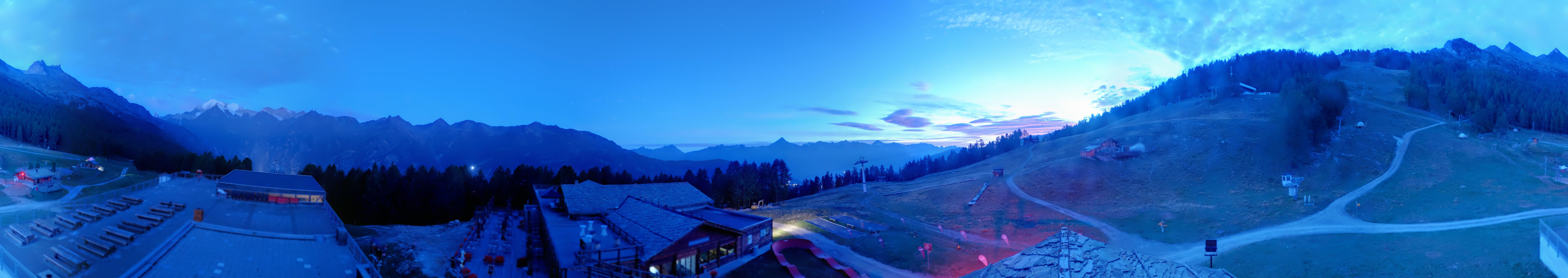 Archived image Webcam north "Hannigalp", Grächen in Valais