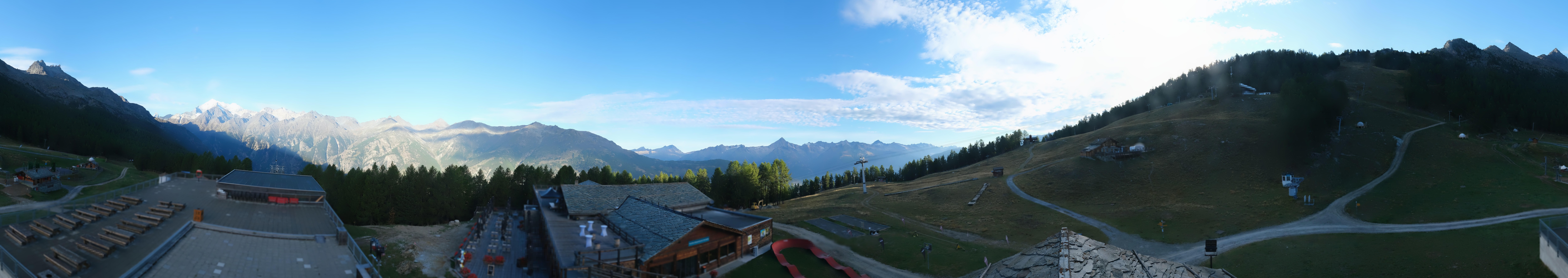 Archiv Foto Webcam Hannigalp Nord, Grächen im Wallis
