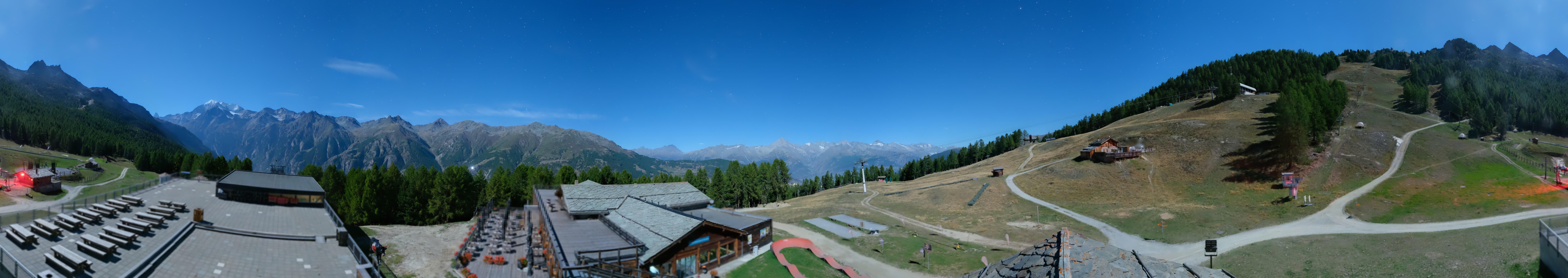 Archived image Webcam north "Hannigalp", Grächen in Valais