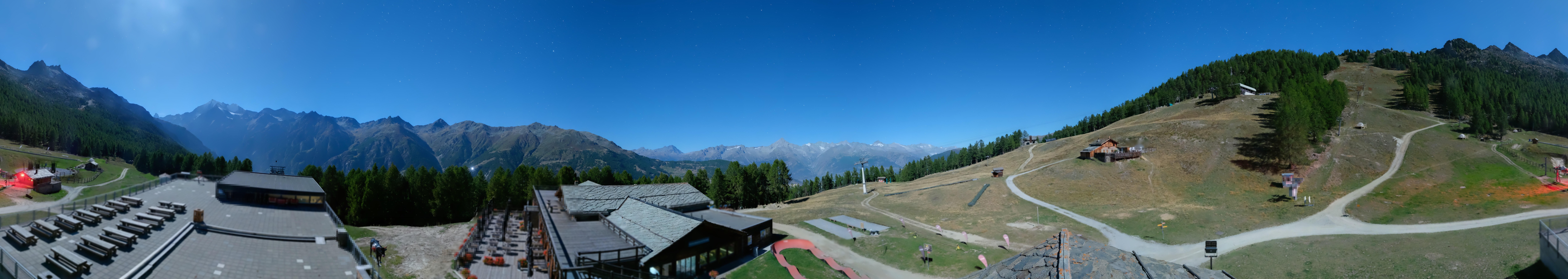 Archived image Webcam north "Hannigalp", Grächen in Valais