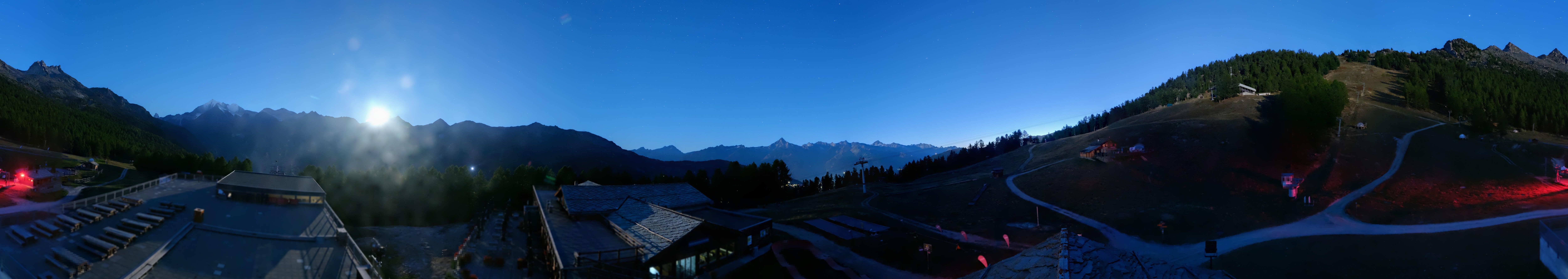 Archived image Webcam north "Hannigalp", Grächen in Valais