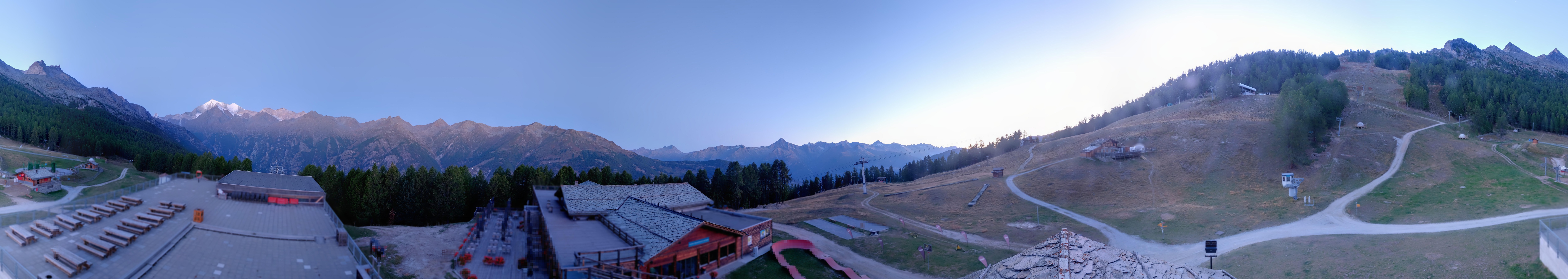 Archived image Webcam north "Hannigalp", Grächen in Valais